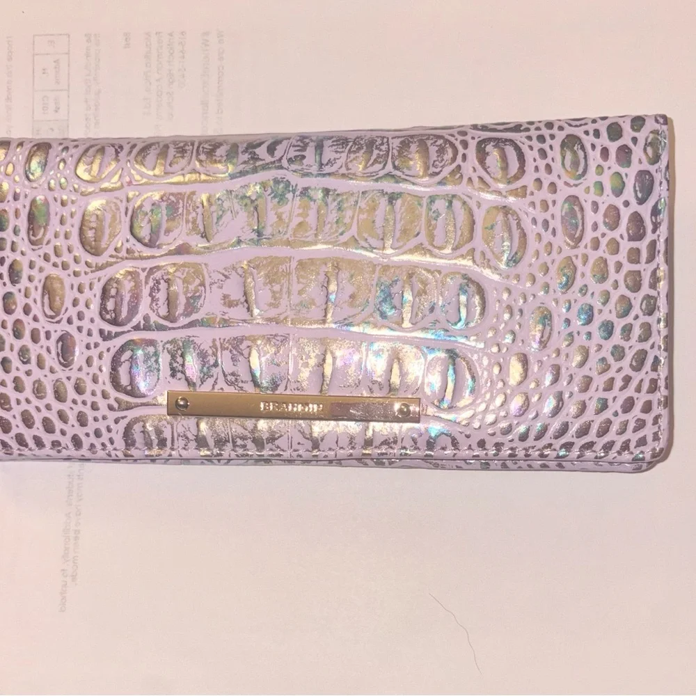 Brahmin Ady Wallet in Violet Wonderland - Picture 1 of 6